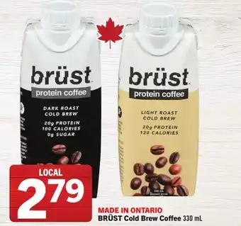 Foodland BRÜST Cold Brew Coffee offer