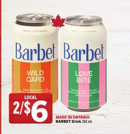 Foodland BARBET Drink offer
