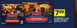 Foodland SCHNEIDERS Frozen Breakfast Sausage or Meat Pies offer