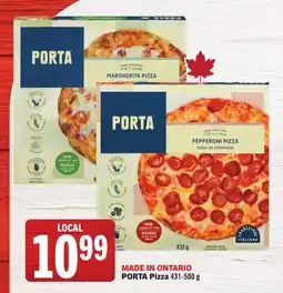 Foodland MADE IN ONTARIO PORTA Pizza offer