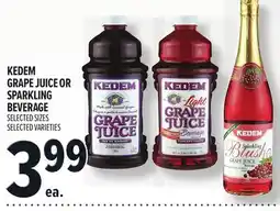 Metro KEDEM GRAPE JUICE OR SPARKLING BEVERAGE offer