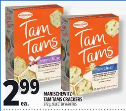 Metro MANISCHEWITZ TAM TAMS CRACKERS offer
