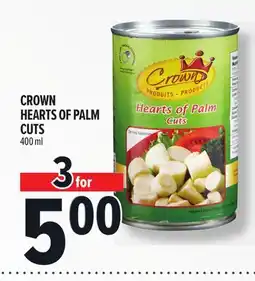 Metro CROWN HEARTS OF PALM CUTS offer