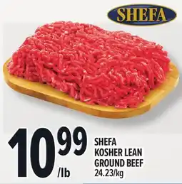 Metro SHEFA KOSHER LEAN GROUND BEEF offer