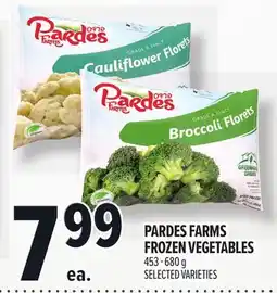 Metro PARDES FARMS FROZEN VEGETABLES offer