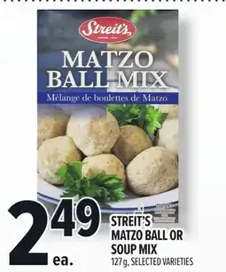 Metro STREIT'S MATZO BALL OR SOUP MIX offer