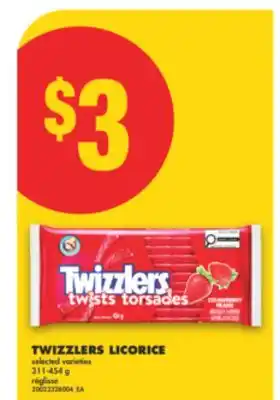 No Frills TWIZZLERS LICORICE, 311-454 G offer