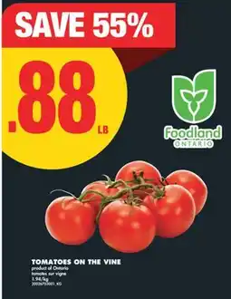 No Frills TOMATOES ON THE VINE offer