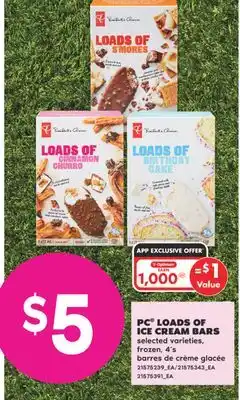 No Frills PC LOADS OF ICE CREAM BARS, 4'S offer
