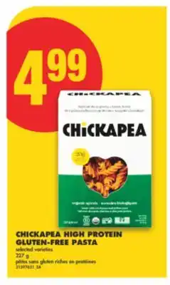 No Frills CHICKAPEA HIGH PROTEIN GLUTEN-FREE PASTA, 227 G offer
