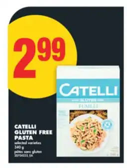 No Frills CATELLI GLUTEN FREE PASTA, 340 G offer