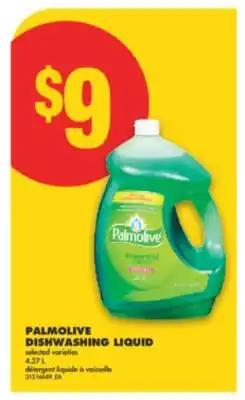 No Frills PALMOLIVE DISHWASHING LIQUID, 4.27 L offer