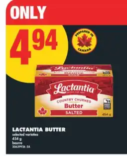 No Frills LACTANTIA BUTTER, 454 g offer
