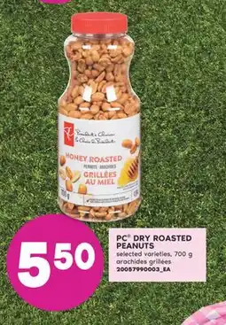 No Frills PC DRY ROASTED PEANUTS, 700 G offer