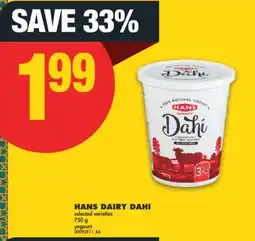 No Frills HANS DAIRY DAHI, 750 G offer