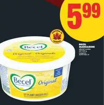 No Frills BECEL MARGARINE, 637/850 G offer