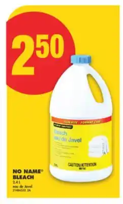 No Frills NO NAME BLEACH, 2.4 L offer