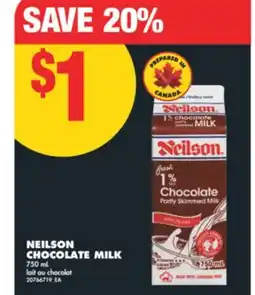 No Frills NEILSON CHOCOLATE MILK, 750 ML offer