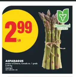 No Frills ASPARAGUS offer