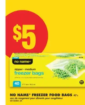 No Frills NO NAME FREEZER FOOD, 40'S offer