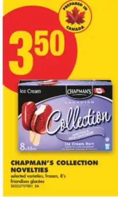 No Frills CHAPMAN'S COLLECTION NOVELTIES, 8's offer