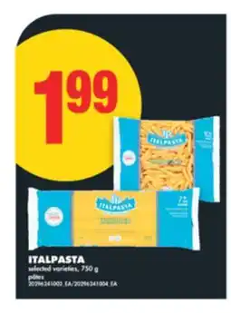 No Frills ITALPASTA, 750 G offer