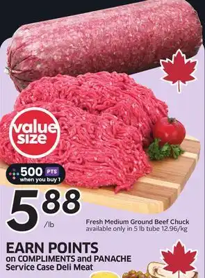 Sobeys Fresh Medium Ground Beef Chuck offer
