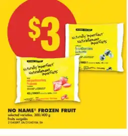 No Frills NO NAME FROZEN FRUIT, 300/400 g offer