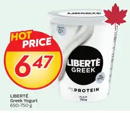Sobeys LIBERTÉ Greek Yogurt offer