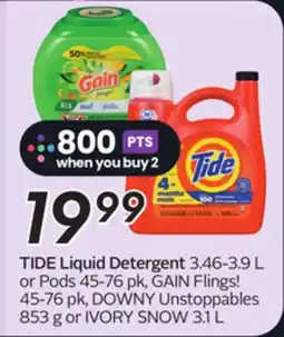 Sobeys TIDE Liquid Detergent offer