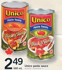 Fortinos UNICO PASTA SAUCE, 680 mL offer