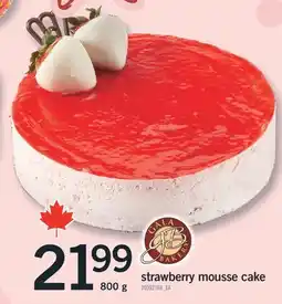 Fortinos STRAWBERRY MOUSSE CAKE, 800g offer