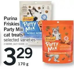 Fortinos PURINA FRISKIES PARTY MIX CAT TREATS, 170 G offer