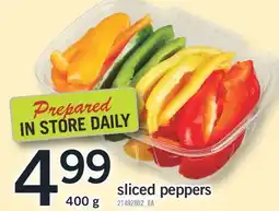 Fortinos SLICED PEPPERS, 400 G offer