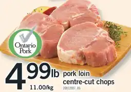 Fortinos PORK LOIN CENTRE-CUT CHOPS offer