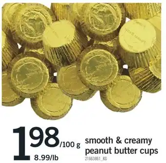 Fortinos SMOOTH & CREAMY PEANUT BUTTER CUPS offer