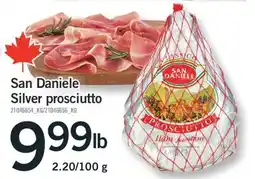 Fortinos SAN DANIELE SILVER PROSCIUTTO offer
