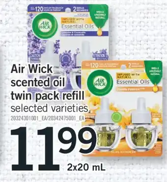 Fortinos AIR WICK SCENTED OIL TWIN PACK REFILL offer