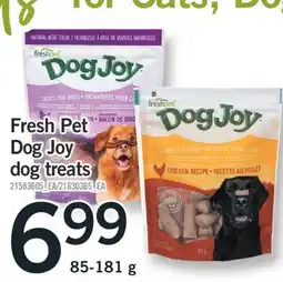 Fortinos FRESH PET DOG JOY DOG TREATS, 85-181 g offer