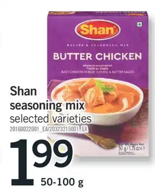 Fortinos SHAN SEASONING MIX, 50-100 G offer