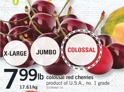 Fortinos COLOSSAL RED CHERRIES offer