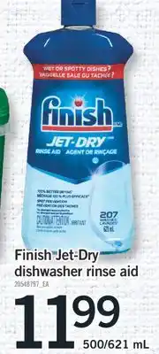 Fortinos FINISH JET-DRY DISHWASHER RINSE AID, 500/621 ML offer