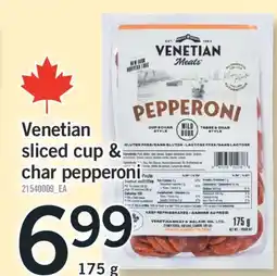 Fortinos VENETIAN SLICED CUP & CHAR PEPPERONI, 175 G offer