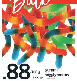 Fortinos GUMMI WIGGLY WORMS offer