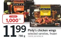 Fortinos PINTY'S CHICKEN WINGS, 780 G offer