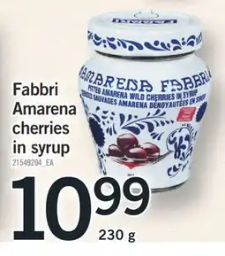 Fortinos FABBRI AMARENA AMARENA IN SYRUP, 230 G offer