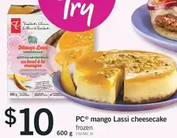 Fortinos PC MANGO LASSI CHEESECAKE, 600 g offer