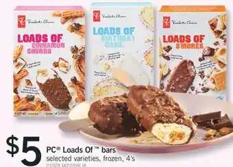 Fortinos PC LOADS OF LOADS OF BARS, 4' S offer