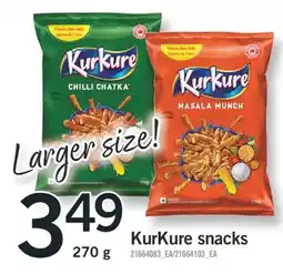 Fortinos KURKURE SNACKS, 270 g offer