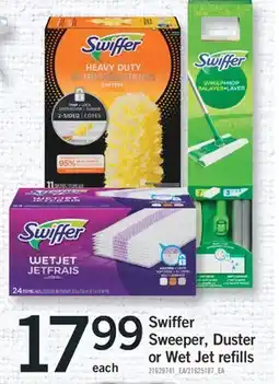 Fortinos SWIFFER SWEEPER, DUSTER OR WET JET REFILLS offer